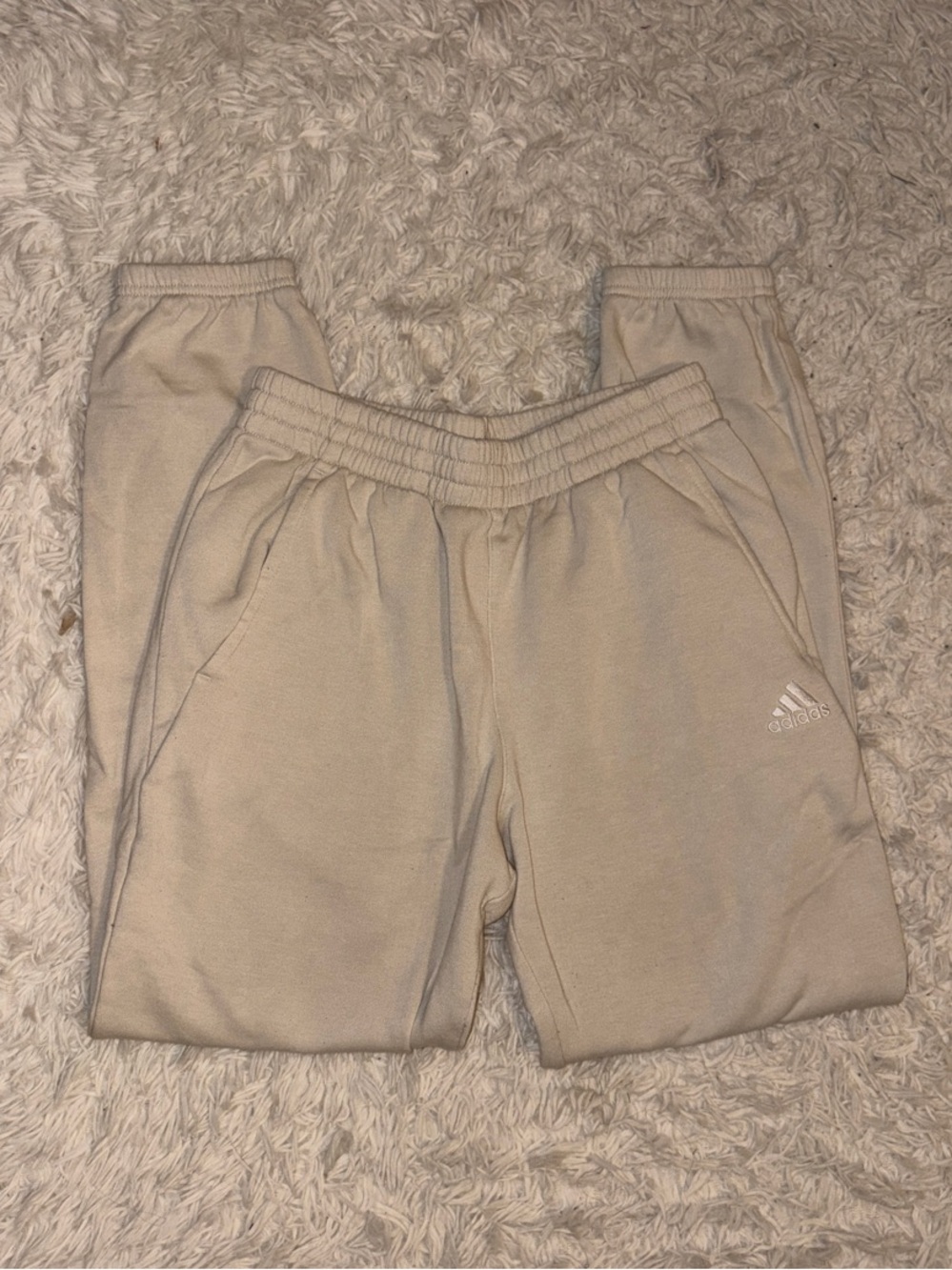 adidas Kids Tan/Beige Jogger Sweatpants